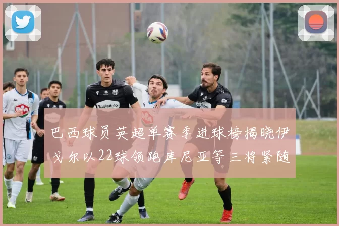 巴西球员英超单赛季进球榜揭晓伊戈尔以22球领跑库尼亚等三将紧随其后
